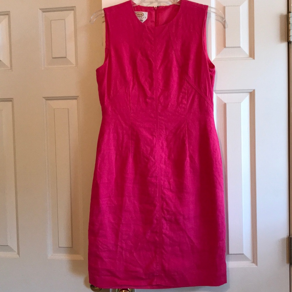 Talbots Petites Linen Sleeveless Dress
